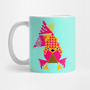 Tropical Fish, Bold pink and Orange Mug
